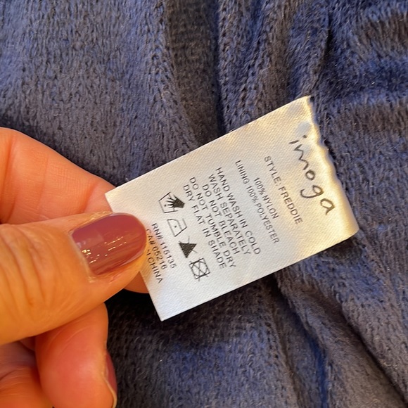 Adorable Gold Foil Heart Imoga Navy Puffer Vest with elastic waist 💙 size 4 - Picture 5 of 10